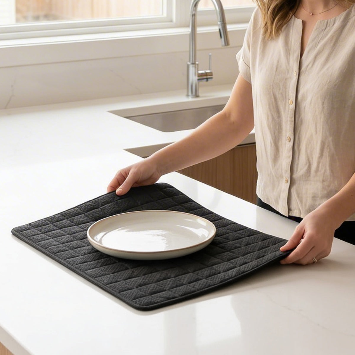 KitchenPick Microfiber Dish Drying Mat