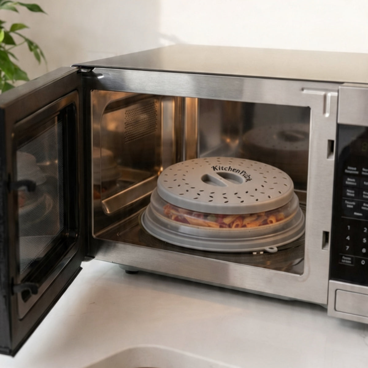 Broth & Reheat Bundle – 1000ml Fat Separator & Microwave Food Cover