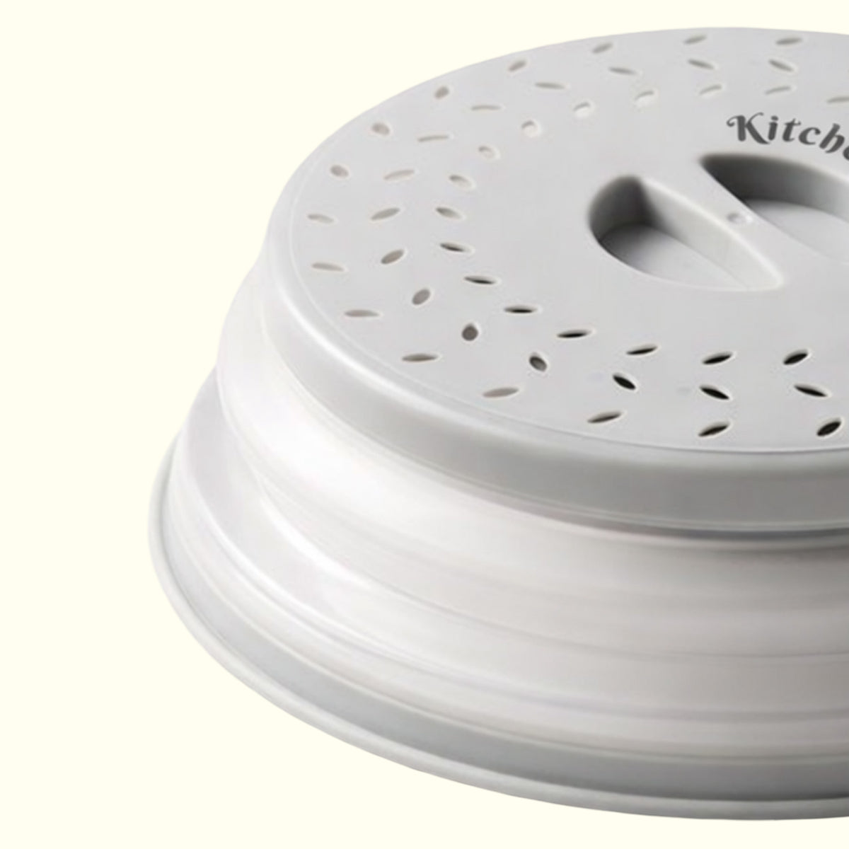 KitchenPick microwave splatter cover protecting microwave from food mess