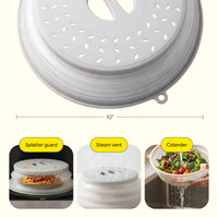 KitchenPick microwave cover for food on kitchen counter after use