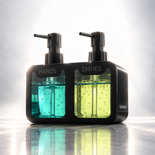 2-in-1 Kitchen Soap Dispenser Set – Keep Your Sink Neat
